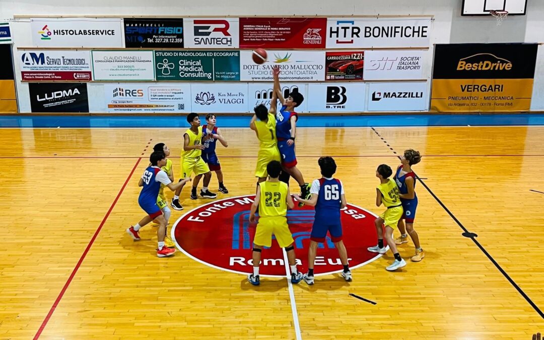 Prima sconfitta stagionale per l’Under 14 Gold sul campo di Fonte Roma