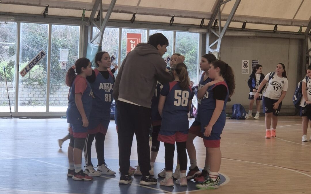 Under 13 Femminile di forza, battuta Scauri con un netto 28-61