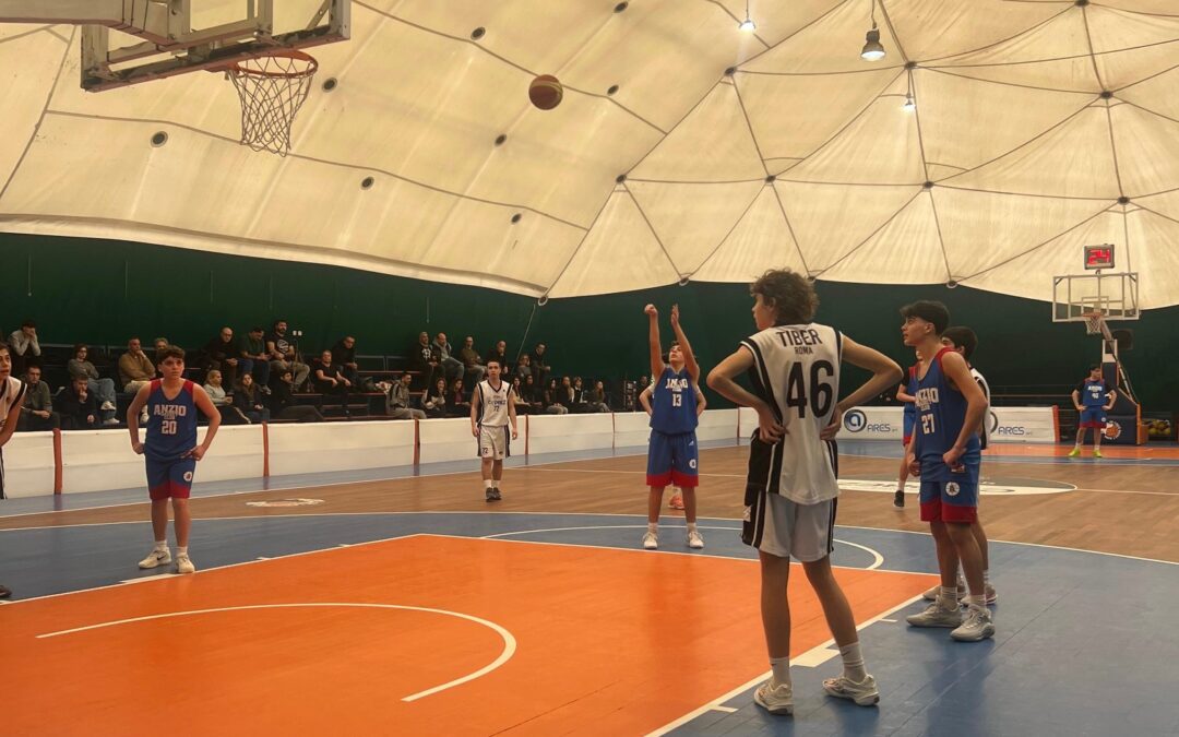 Under 15 eccellenza, Anzio cade al fotofinish sul parquet della Tiber