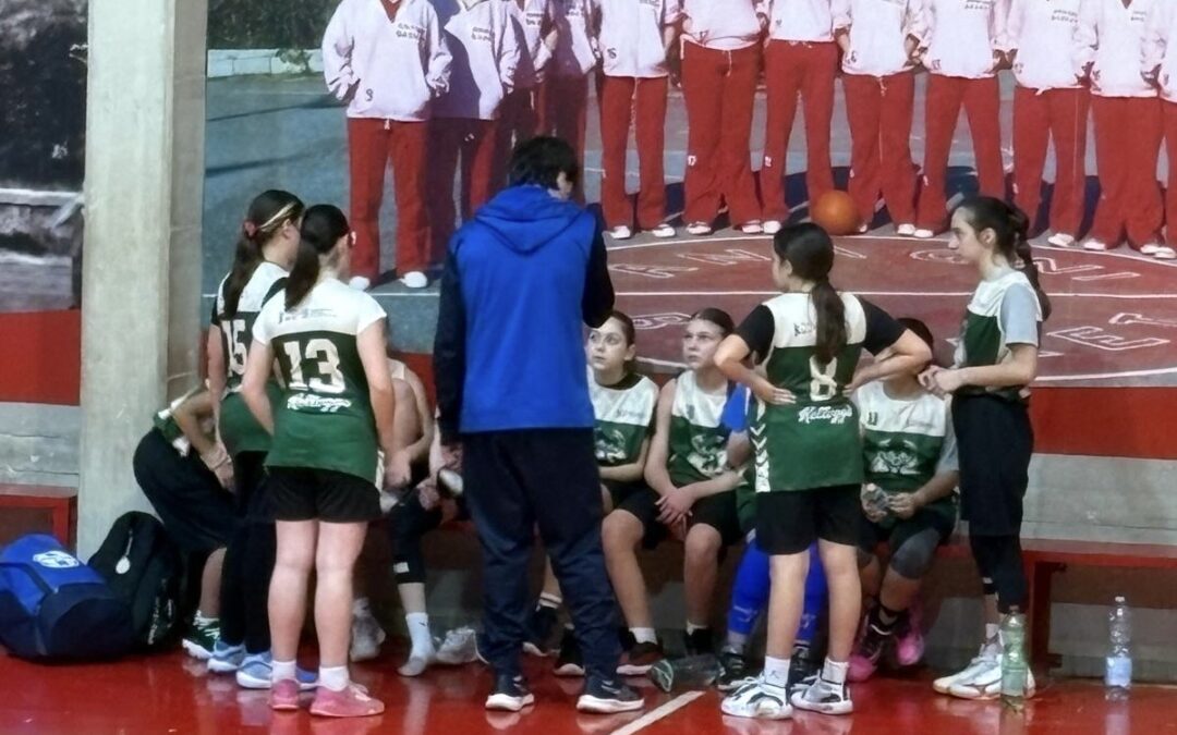 Under 13 femminile, sconfitta contro Team Up nella prima gara della seconda fase