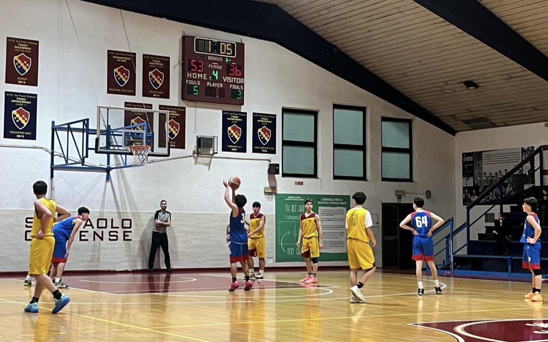 KO esterno per l’U17 Silver, San Paolo vince il recupero della prima giornata