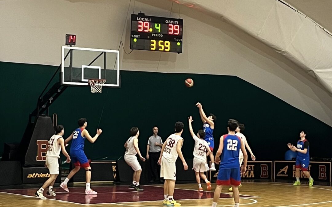 Under 15 eccellenza, Anzio sbanca il parquet di Basket Roma