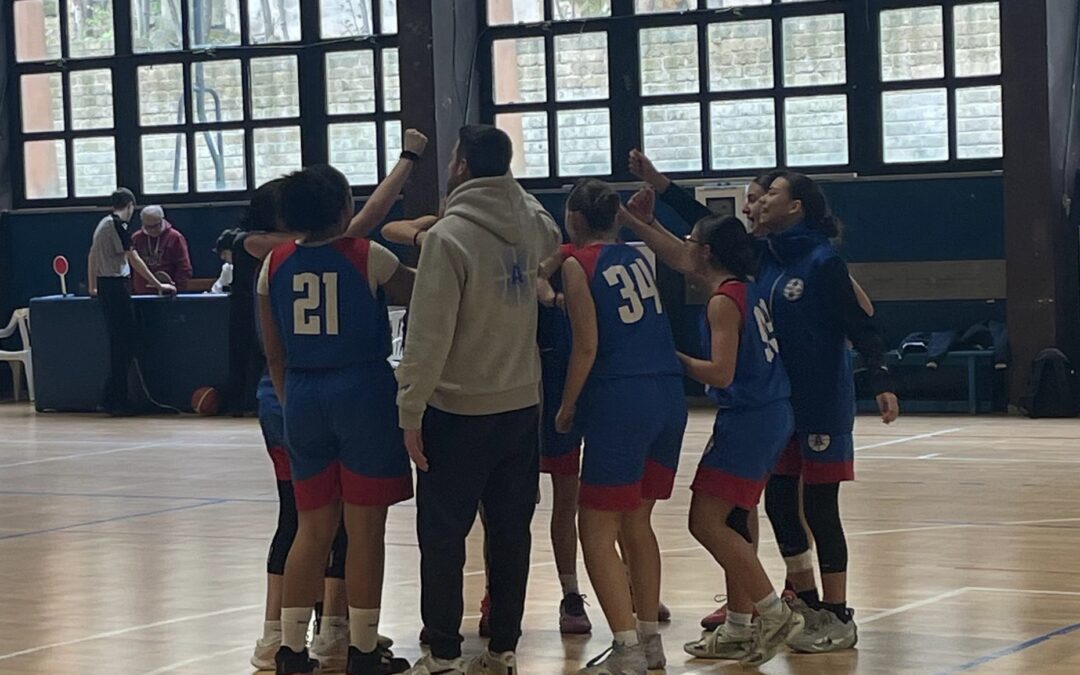 Under 15 Femminile, sconfitta che sa di vittoria. Blindato il primo posto contro la Smit Roma