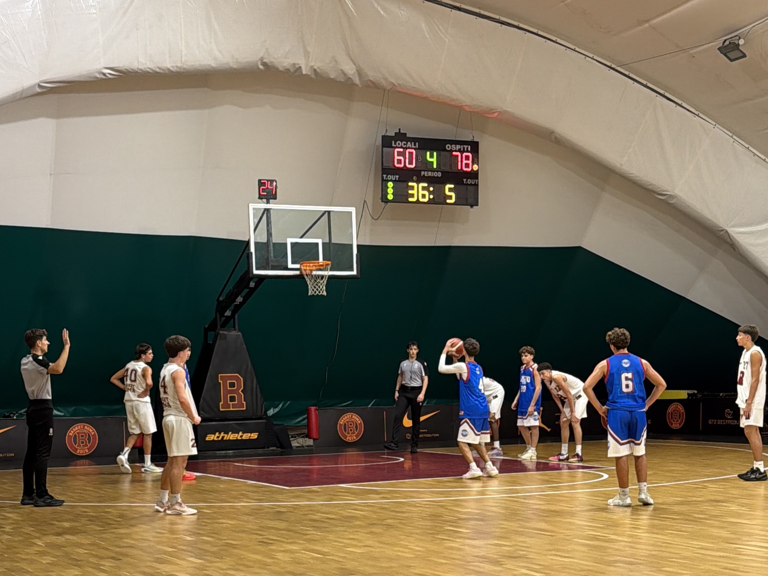 Under 17 eccellenza, Anzio sbanca il parquet di Basket Roma